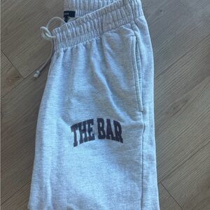 The Bar Light Gray Sweatpants